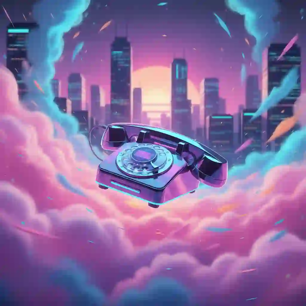 Text to Song showcase cover for Disco Phone Dream illustration showing an original release concept with synthetic funk energy and vibrant nightlife mood, with a polished AI music workflow, creative visual cues, and a realistic example of how creators can transform written inspiration into original royalty-free audio for videos, games, podcasts, and branded storytelling.