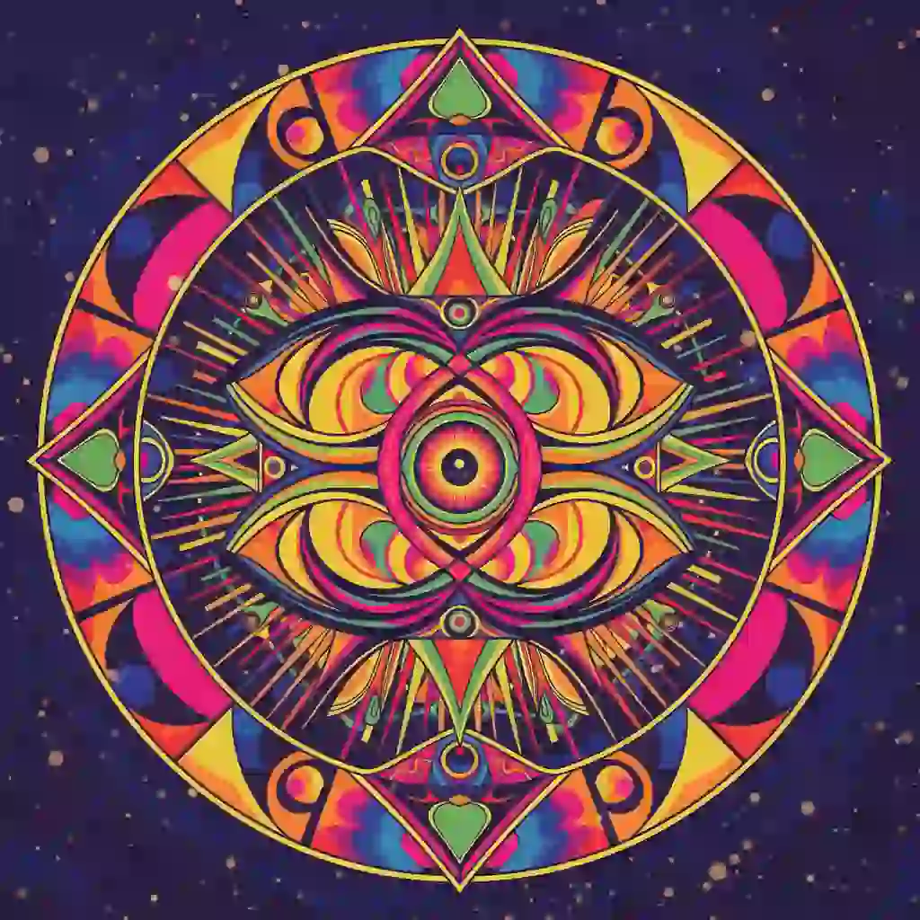 Text to Song showcase cover for Become More illustration showing an experimental concept driven by psychedelic color, avant-pop ambition, and restless energy, with a polished AI music workflow, creative visual cues, and a realistic example of how creators can transform written inspiration into original royalty-free audio for videos, games, podcasts, and branded storytelling.