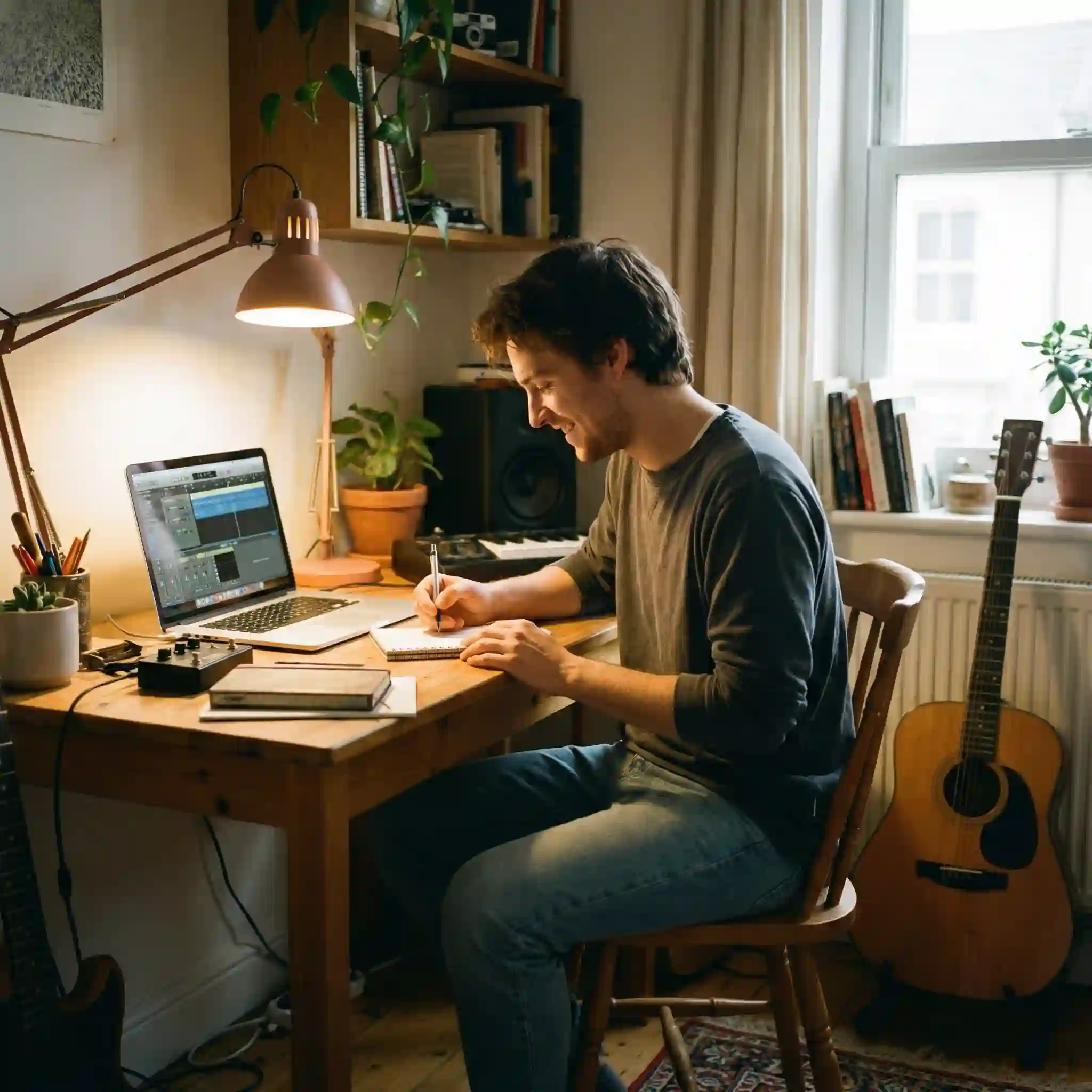 Independent musicians can significantly accelerate their creative workflow by using our lyric generator to draft entire songs or catchy hooks in seconds, allowing more time to focus on production and performance instead of struggling with words.